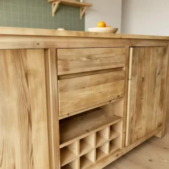 Made in Meubles Meuble Bas|Ilot Central<Ilot central en bois recyclé Garance