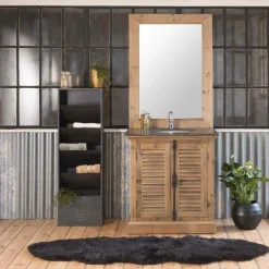 Made in Meubles Décoration<Jeté en fausse fourrure noire