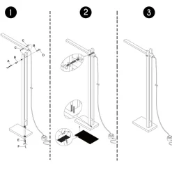 Made in Meubles Lampe Sur Pied<Lampe sur pied articulé LED Malone