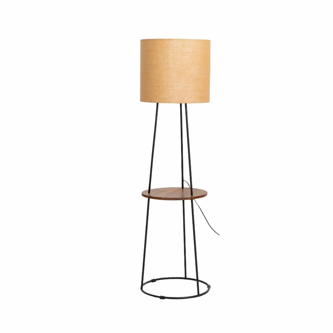Made in Meubles Lampe Sur Pied<Lampe sur pied avec tablette en jute Odessa