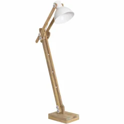 Made in Meubles Lampe Sur Pied<Lampe sur pied en bois de manguier et métal Martha
