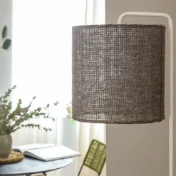 Made in Meubles Lampe Sur Pied<Lampe sur pied en métal et en jute Rosanne
