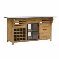 Made in Meubles Meuble Bas|Ilot Central<Îlot central en bois recyclé Champêtre