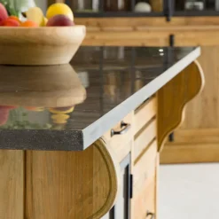 Made in Meubles Meuble Bas|Ilot Central<Îlot central en bois recyclé Champêtre