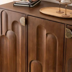 Made in Meubles Meuble Bar<Meuble bar en bois de manguier Elio