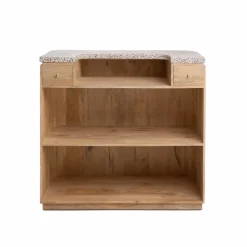 Made in Meubles Meuble Bar<Meuble bar en bois de manguier et terrazzo Lou