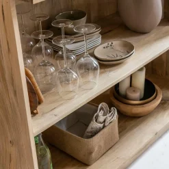 Made in Meubles Meuble Bar<Meuble bar en bois de manguier et terrazzo Lou