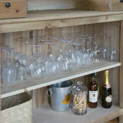 Made in Meubles Meuble Bar<Meuble bar en bois recyclé 120cm Garance