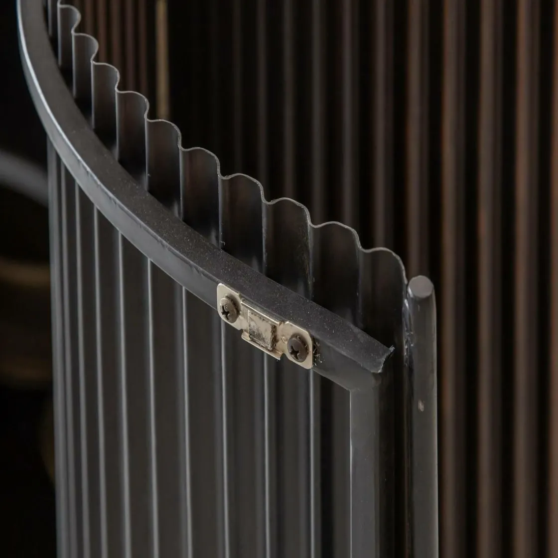 Made in Meubles Meuble Bar<Meuble bar haricot en marbre et métal Orlando