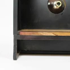 Made in Meubles Meuble Bar<Meuble bar rouge avec plateau en bois de manguier Combi