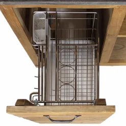 Made in Meubles Meuble Bas<Meuble bas de cuisine avec tiroir coulissant Champêtre