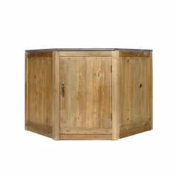 Made in Meubles Meuble Bas<Meuble bas de cuisine en angle Champêtre