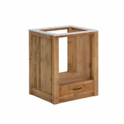 Made in Meubles Meuble Bas<Meuble bas de cuisine pour four et plaques de cuisson Epure