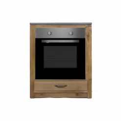 Made in Meubles Meuble Bas<Meuble bas de cuisine pour four et plaques de cuisson Champêtre