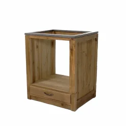 Made in Meubles Meuble Bas<Meuble bas de cuisine pour four et plaques de cuisson Champêtre