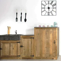 Made in Meubles Buffet|Meuble Bas<Meuble bas de cuisine style buffet haut Champêtre