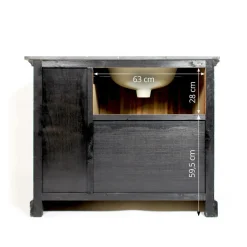 Made in Meubles Meuble Sous Vasque<Meuble sous vasque en bois recyclé April