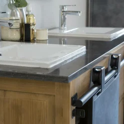 Made in Meubles Meuble Sous Vasque<Meuble sous vasque en bois recyclé et métal Jade