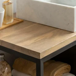 Made in Meubles Meuble Sous Vasque<Meuble sous vasque en bois de manguier Sol