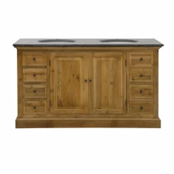 Made in Meubles Meuble Sous Vasque<Meuble sous vasque en bois recyclé Ambre