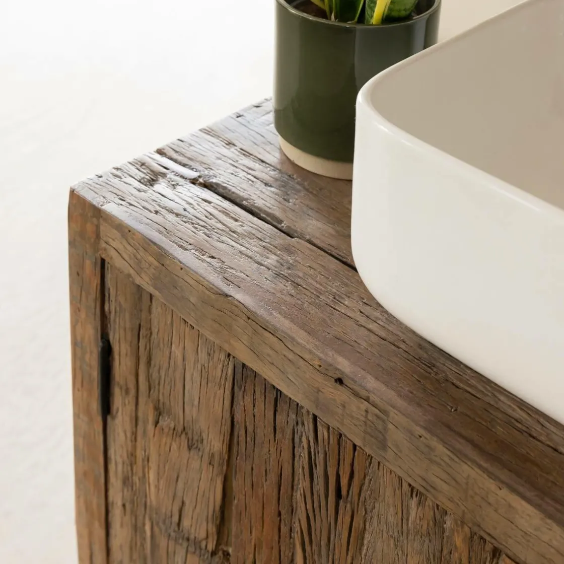 Made in Meubles Meuble Sous Vasque<Meuble sous vasque en bois recyclé Adrienne