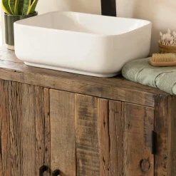 Made in Meubles Meuble Sous Vasque<Meuble sous vasque en bois recyclé Adrienne