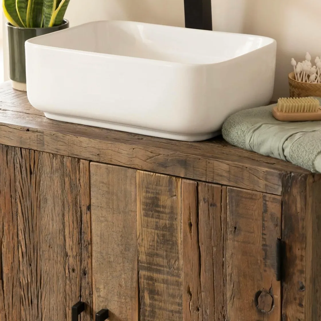 Made in Meubles Meuble Sous Vasque<Meuble sous vasque en bois recyclé Adrienne