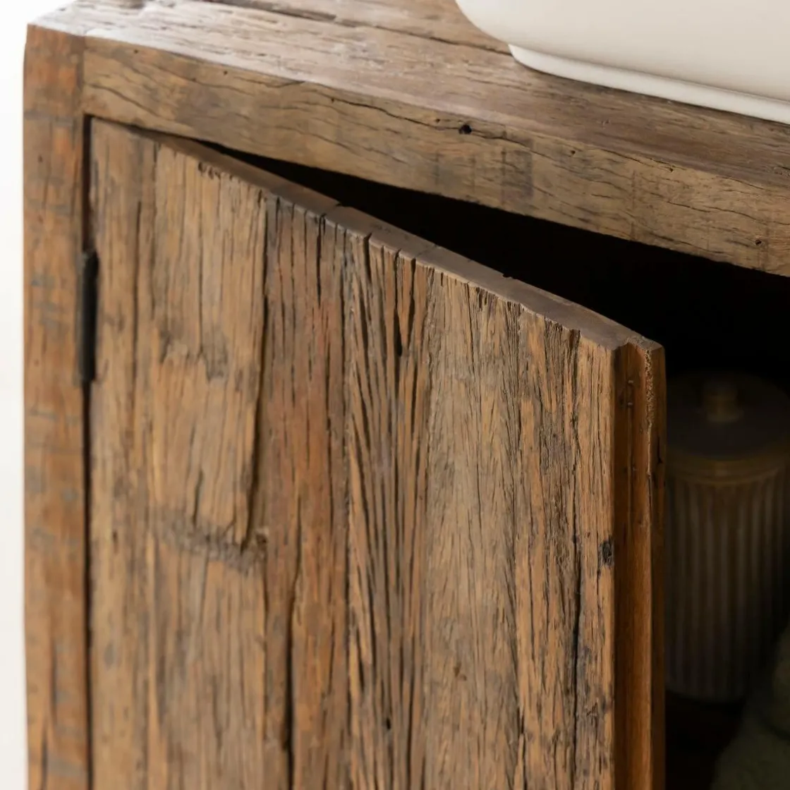 Made in Meubles Meuble Sous Vasque<Meuble sous vasque en bois recyclé Adrienne