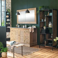 Made in Meubles Meuble Sous Vasque<Meuble sous vasque en bois recyclé Zephyr
