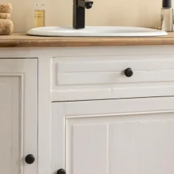 Made in Meubles Meuble Sous Vasque<Meuble sous vasque en bois recyclé Garance