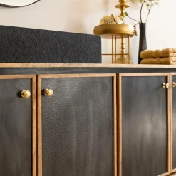 Made in Meubles Meuble Sous Vasque<Meuble sous vasque en bois de manguier Léandro