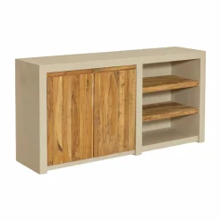 Made in Meubles Meuble Sous Vasque<Meuble sous vasque en bois effet béton et bois recyclé Dalva