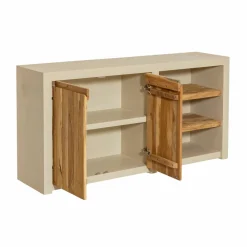 Made in Meubles Meuble Sous Vasque<Meuble sous vasque en bois effet béton et bois recyclé Dalva