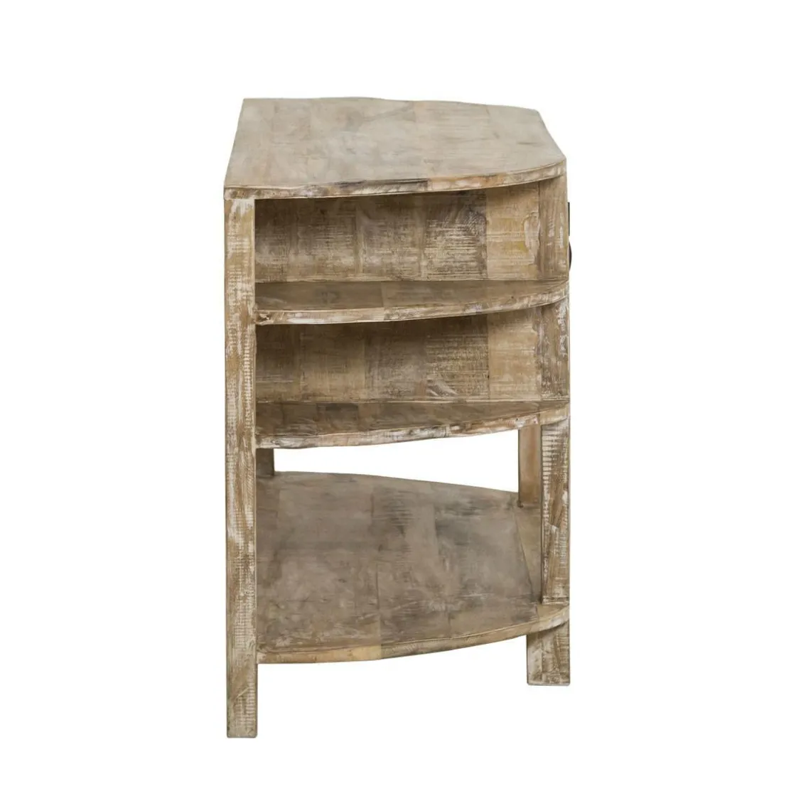 Made in Meubles Meuble Sous Vasque<Meuble sous vasque en bois de manguier blanchi Sienna