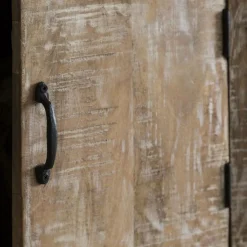 Made in Meubles Meuble Sous Vasque<Meuble sous vasque en bois de manguier blanchi Sienna