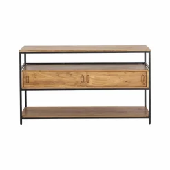 Made in Meubles Meuble Sous Vasque<Meuble sous vasque en bois d'acacia et métal Montréal