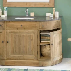 Made in Meubles Meuble Sous Vasque<Meuble sous vasque en bois recyclé Livio