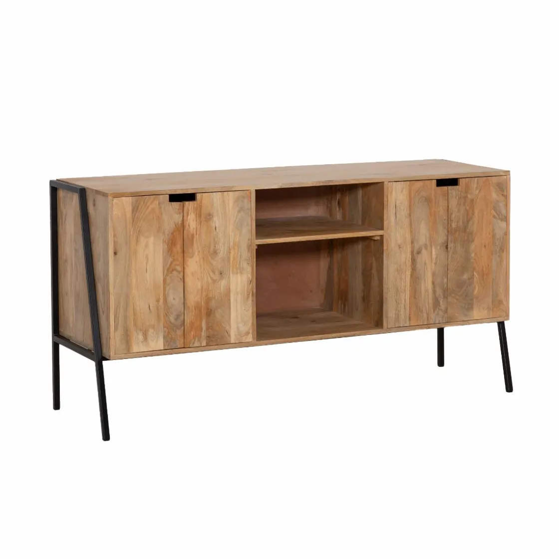 Made in Meubles Meuble Sous Vasque<Meuble sous vasque en bois de manguier et métal Jeanne