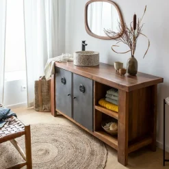 Made in Meubles Meuble Sous Vasque<Meuble sous vasque en bois recyclé Hector