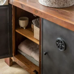 Made in Meubles Meuble Sous Vasque<Meuble sous vasque en bois recyclé Hector