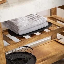 Made in Meubles Meuble Sous Vasque<Meuble sous vasque en marbre et bois Louca