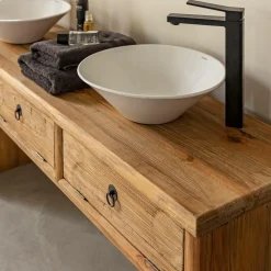 Made in Meubles Table Console|Meuble Sous Vasque<Meuble sous vasque en pin recyclé Blaise