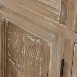 Made in Meubles Meuble Sous Vasque<Meuble sous vasque en vieux pin et marbre blanc Octavie