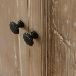 Made in Meubles Meuble Sous Vasque<Meuble sous vasque en vieux pin et marbre blanc Octavie