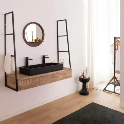 Made in Meubles Meuble Sous Vasque<Meuble sous vasque suspendu Amal