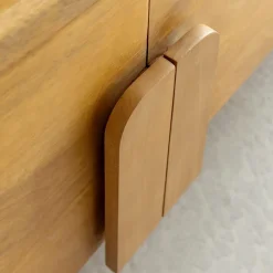 Made in Meubles Meuble Tv<Meuble TV 4 portes en bois de manguier Féodor