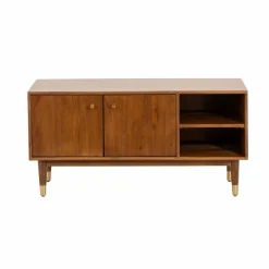 Made in Meubles Meuble Tv<Meuble TV 2 portes en bois d'acacia Emiel