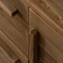 Made in Meubles Meuble Tv<Meuble TV arrondi en bois recyclé Blaise