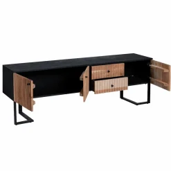 Made in Meubles Meuble Tv<Meuble TV en bois d'acacia et métal Pippa