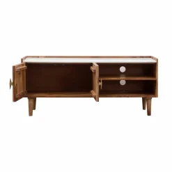 Made in Meubles Meuble Tv<Meuble TV en bois d'acacia Naxos